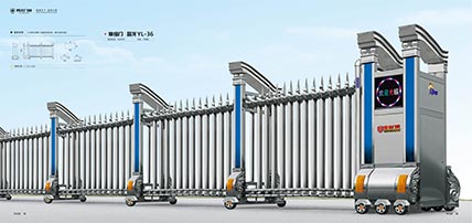 不銹鋼伸縮門(mén)